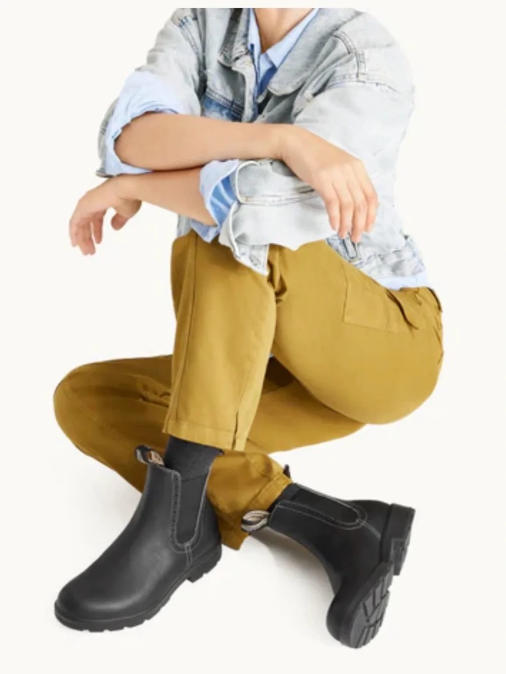 Blundstone 1448 women's high-top Chelsea boots size 7